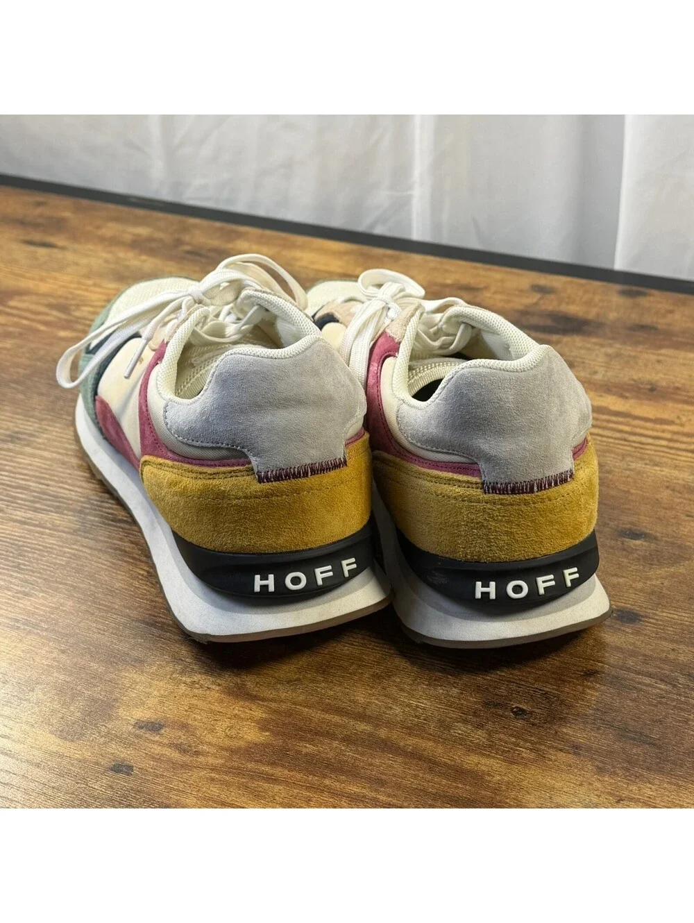 HOFF Montreal Man Colorblock Suede Sneakers Sz 11 Mens Retro Multicolor Shoe